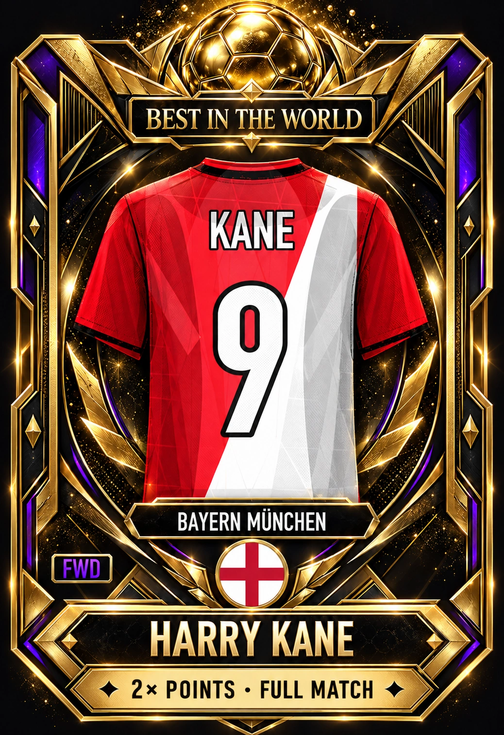 Harry Kane Best in the World card