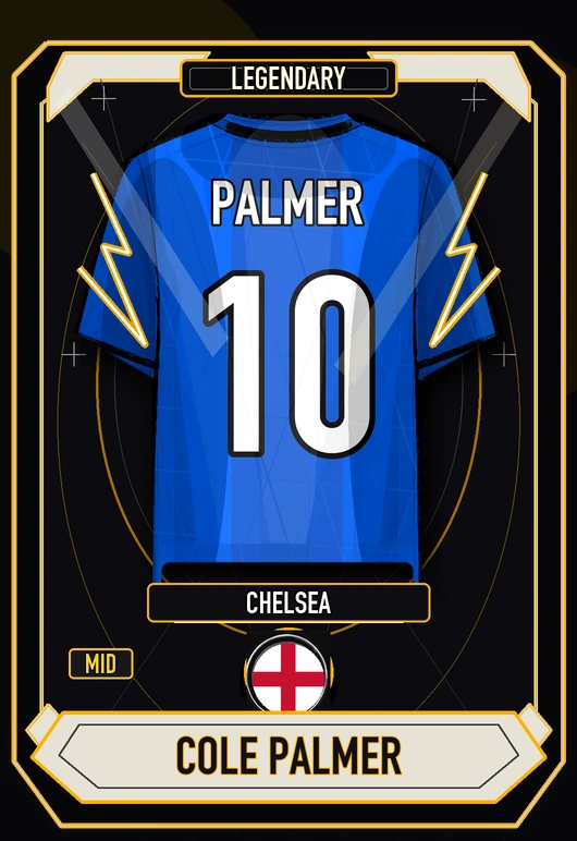 Legendary Cole Palmer collectible card